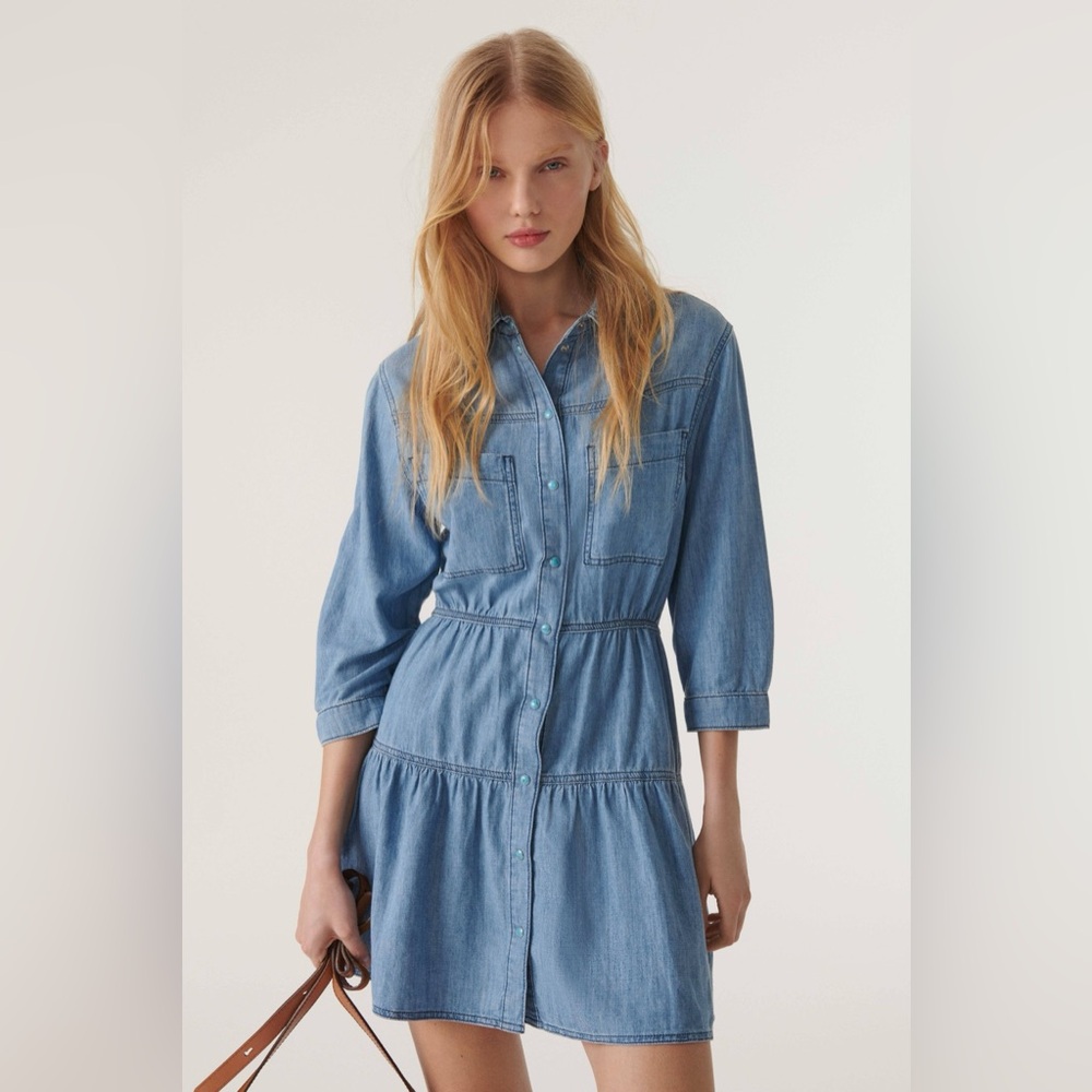 Ba&Sh Aquaria Dress Blue